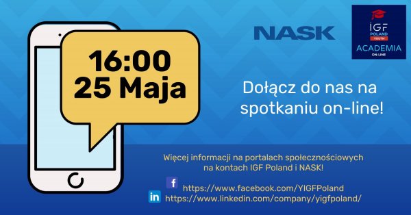 Academia online YIGF Poland zaprasza na kolejny webinar!